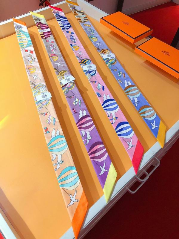 Hermes silk ribbon 5X86cm E0509129